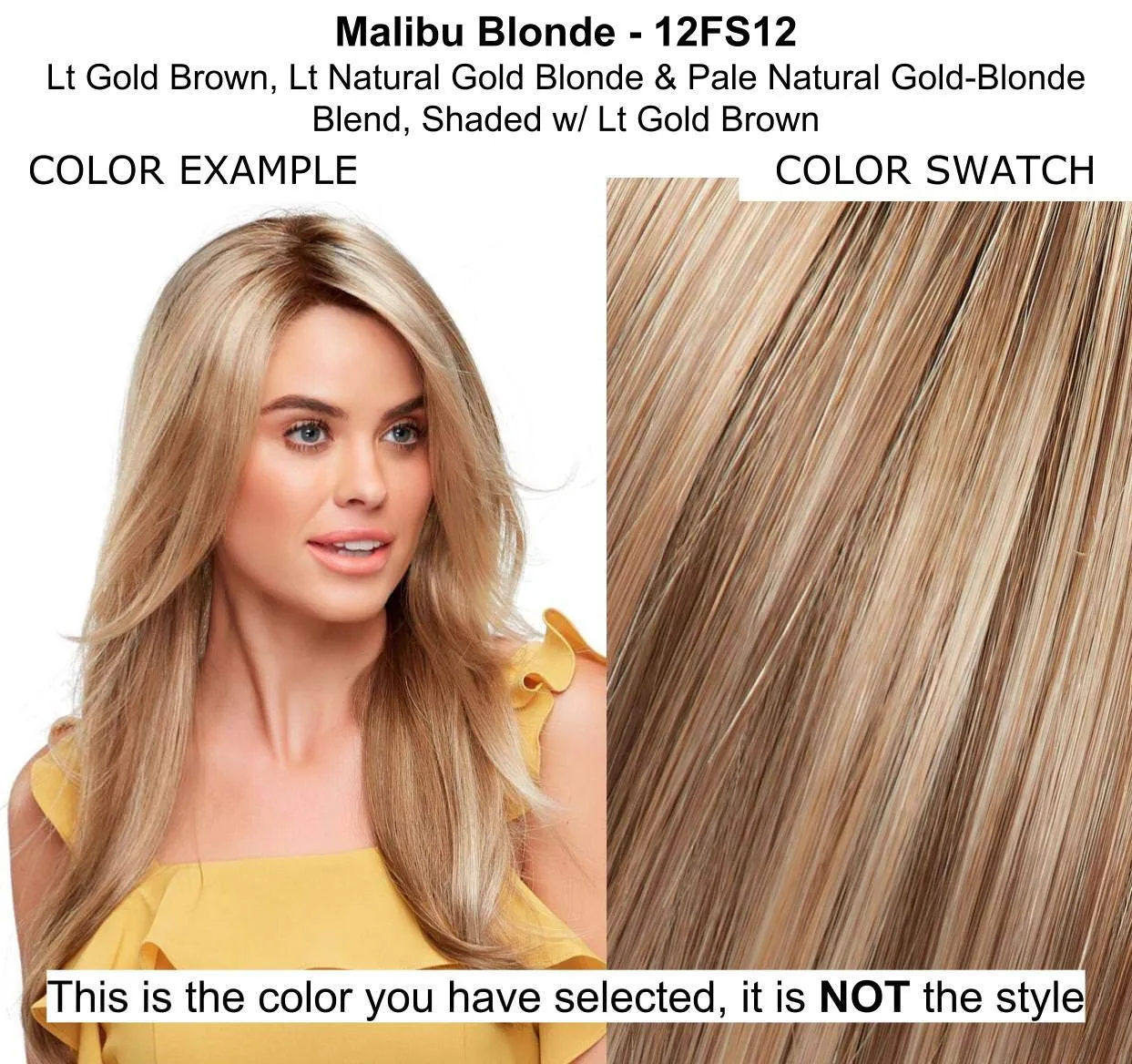 Bundle - 5 items: Peaches Wig by Jon Renau, Christy's Wigs Q & A Booklet, 2oz Travel Size Wig Shampoo, Wig Cap & Wide Tooth Comb - Color: 12FS12