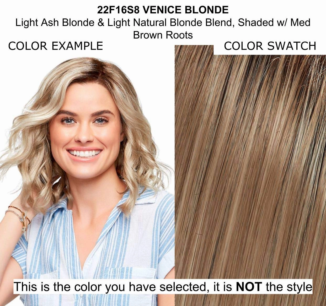 Bundle - 4 items: Blair Wig by Jon Renau, Christy's Wigs Q & A Booklet, BeautiMark Synthetic Shampoo & Wide Tooth Comb - Color: 22F16S8