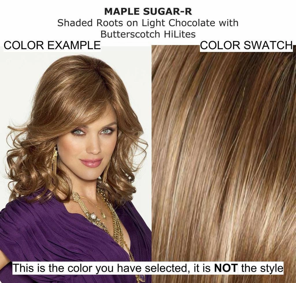 Bundle - 5 Items: Amara Wig by Rene of Paris, Christy's Wigs Q & A Booklet, 2oz Travel Size Wig Shampoo, Wig Cap & Wide Tooth Comb - Color: Maple Sugar-R