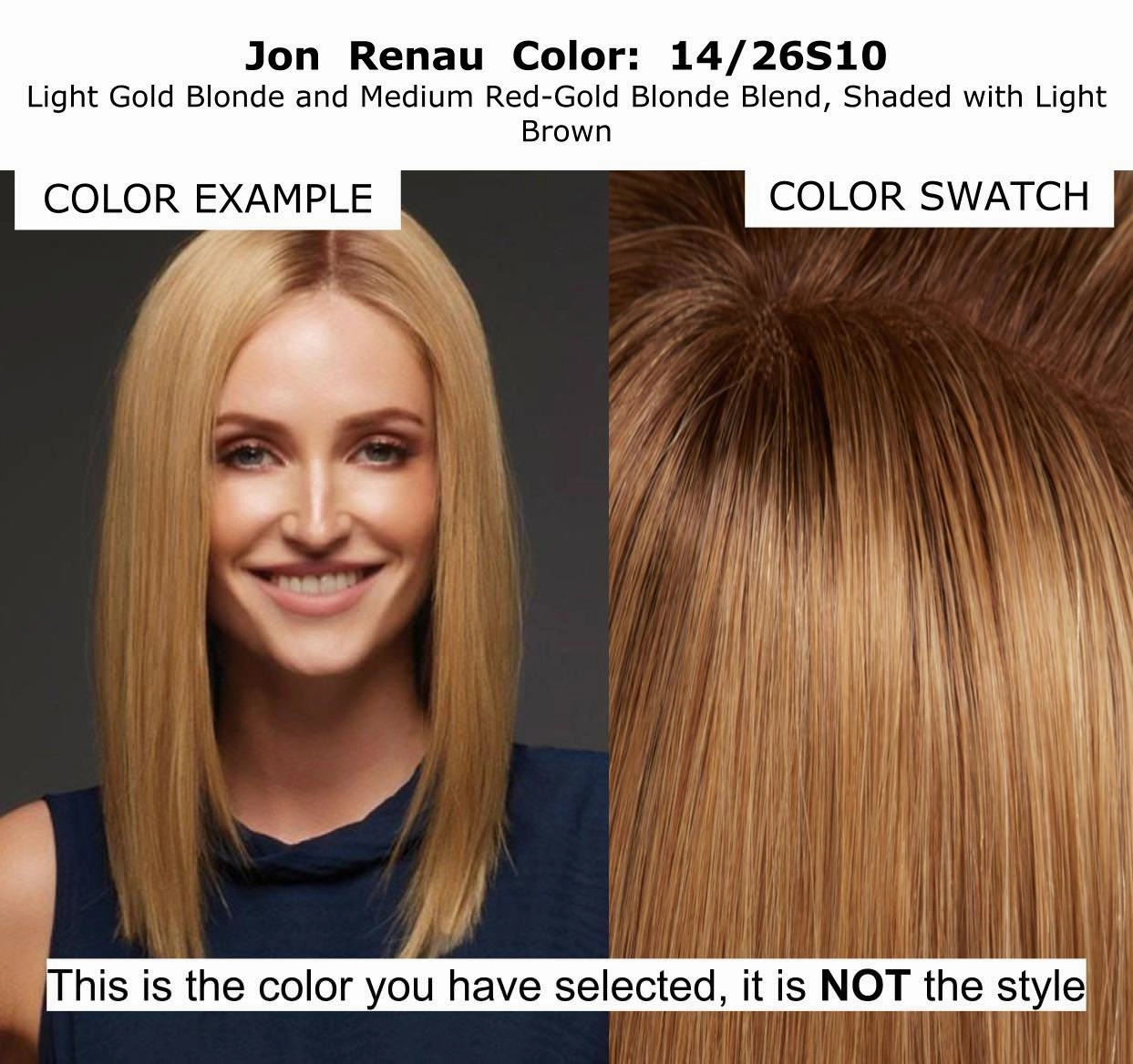 Bundle - 7 Items: 12" Top Smart Exclusive Colors Remy Human Hair by Jon Renau, Christy's Wigs Q & A Booklet, BeautiMark Hydra Shampoo Conditioner Mask Protect Leave-In Spray Shine Serum - 14/26S10