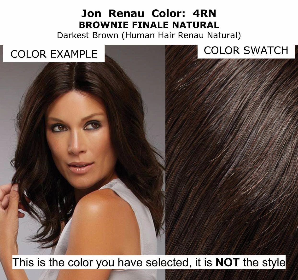 Bundle - 7 Items: 8" XL easiPart Exclusive Remy Human Hair Topper by Jon Renau, Christy's Wigs Q & A Booklet, BeautiMark Hydra Shampoo Conditioner Mask Protect Leave-In Spray Shine Serum: 4RN