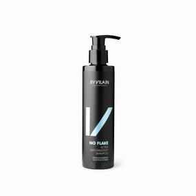 By Vilain No Flake Anti-dandruff Shampoo - Treatment for Itchy, Flaky, Dry Scalp, Psoriasis, Seborrheic Dermatitis, Controls Flakes & Relieves Scalp Irritation Dandruff Control Menthol Scent 180ml