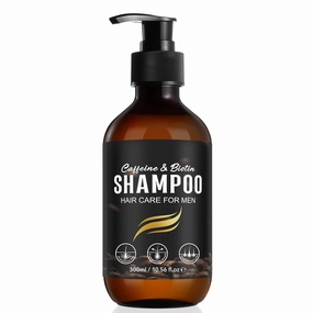 Caffeine & Biotin Shampoo 10.56 fl oz(Pack of 1), Hair Growth Shampoo with Caffeine, Castor Oil, Peppermint Extract | Promotes Natural Hair Growth and Thickness, Energizes Scalp.