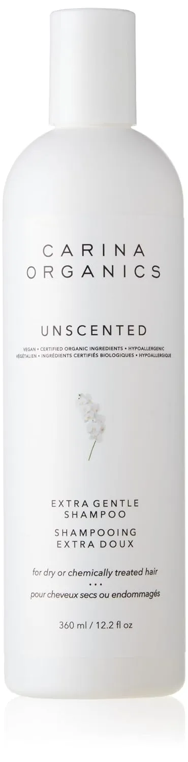 Carina Organics Unscented Extra Gentle Shampoo, 360 Milliliters