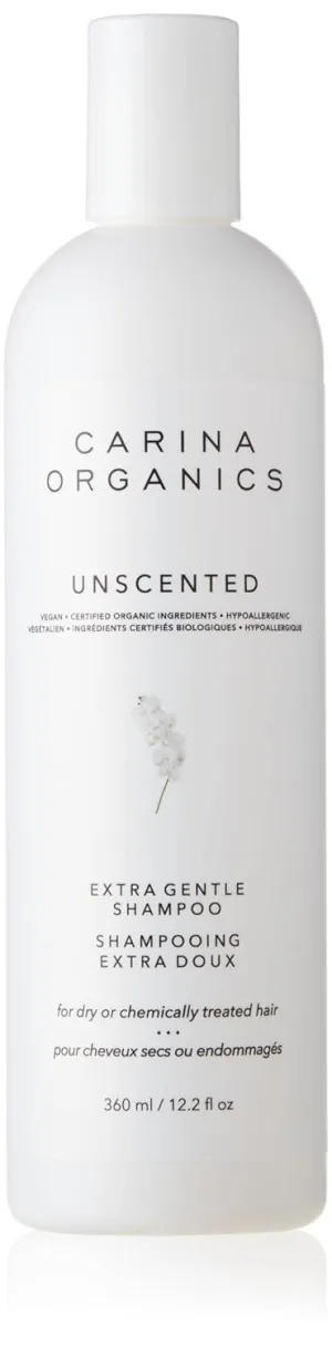 Carina Organics Unscented Extra Gentle Shampoo, 360 Milliliters