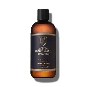 Caswell-Massey Heritage All-in-1 Body Wash, Use as a Face Wash, Beard Wash, Shampoo, Body Wash & Shave Gel, Signature Heritage Soap for Men, 12 Fl Oz Made in USA