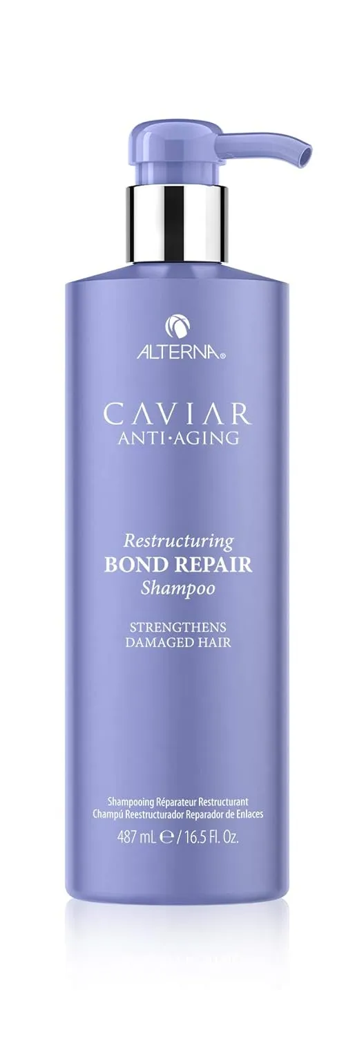 CAVIAR Anti-Aging Restructuring Bond Repair Shampoo | For Brittle, Damaged and Split Ends | Repairs, Strengthens & Protects Damaged Hair | Sulfate Free