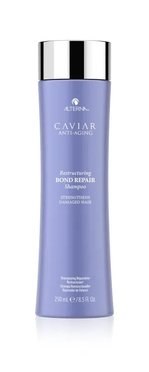CAVIAR Anti-Aging Restructuring Bond Repair Shampoo | For Brittle, Damaged and Split Ends | Repairs, Strengthens & Protects Damaged Hair | Sulfate Free