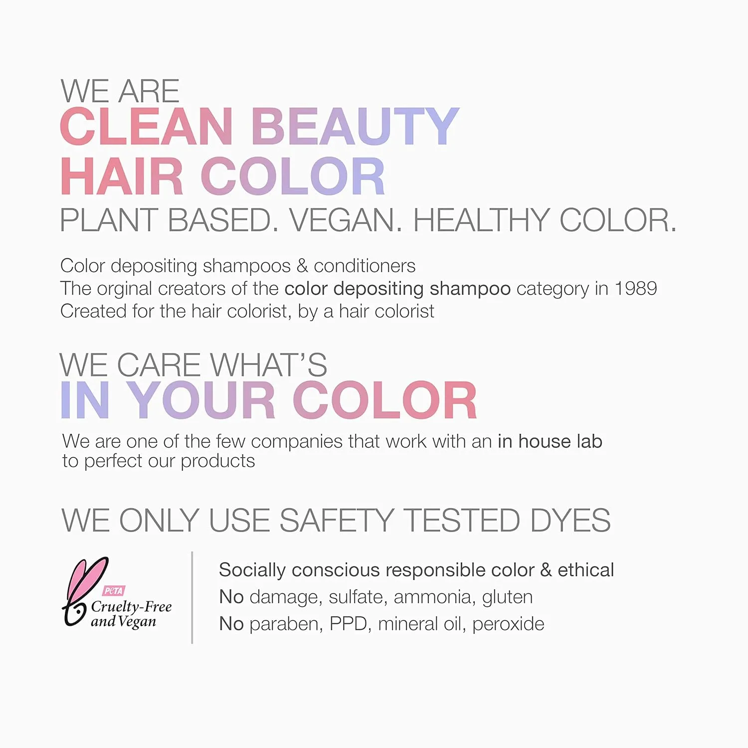 Celeb Luxury Colorwash Color Depositing Shampoo - Color Refresher, Vegan Hair Dye, Bondfix Bond Rebuilder, Viral and Gem Lites