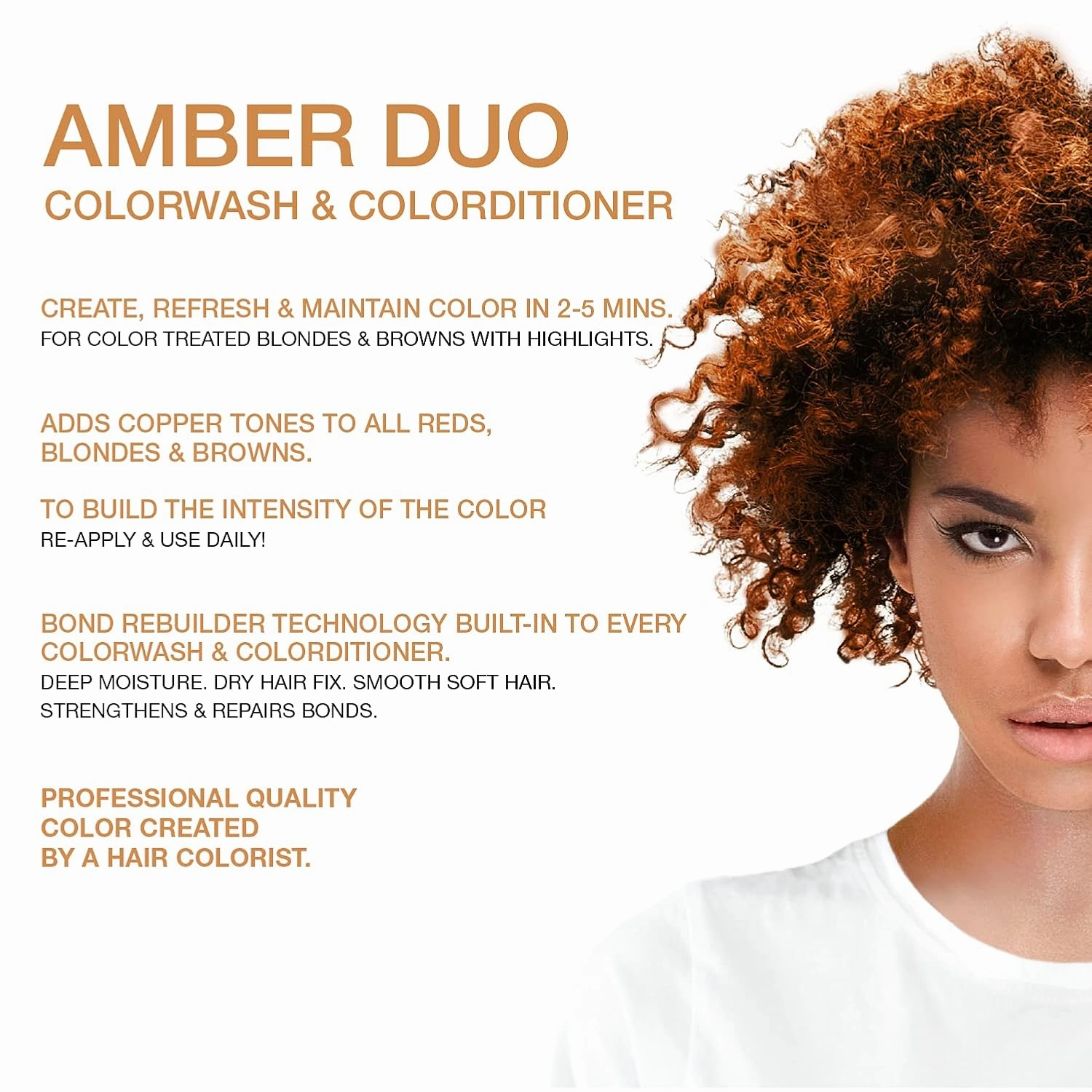 Celeb Luxury Intense Color Depositing Colorwash Shampoo   BondFix Rebuilder, Vegan Hair Dye, Sustainably Sourced Plant Based, Semi Permanent Hair Color, Viral and Gem Lites Duos