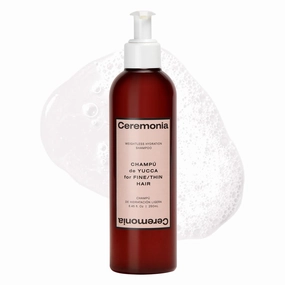 Ceremonia Weightless Hydration Shampoo with Vegan Keratin, Yucca Extract & Witch Hazel for Fine/Thin Hair, 8.45 Fl Oz | 250 mL