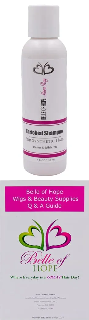 CHELSEA Basic Cap Synthetic Wig by Jon Renau, 3PC Bundle: Wig, 4oz Mara Ray Enriched Shampoo and 19 Page Belle of Hope Guide (12FS8)