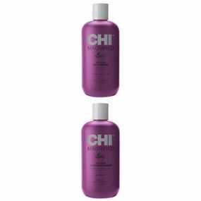 CHI Magnified Volume Shampoo & Conditioner Set, Boosts Volume & Body, Strengthens Hair, Detangles, Hydrates, Sulfate-Free, 12 Oz Each