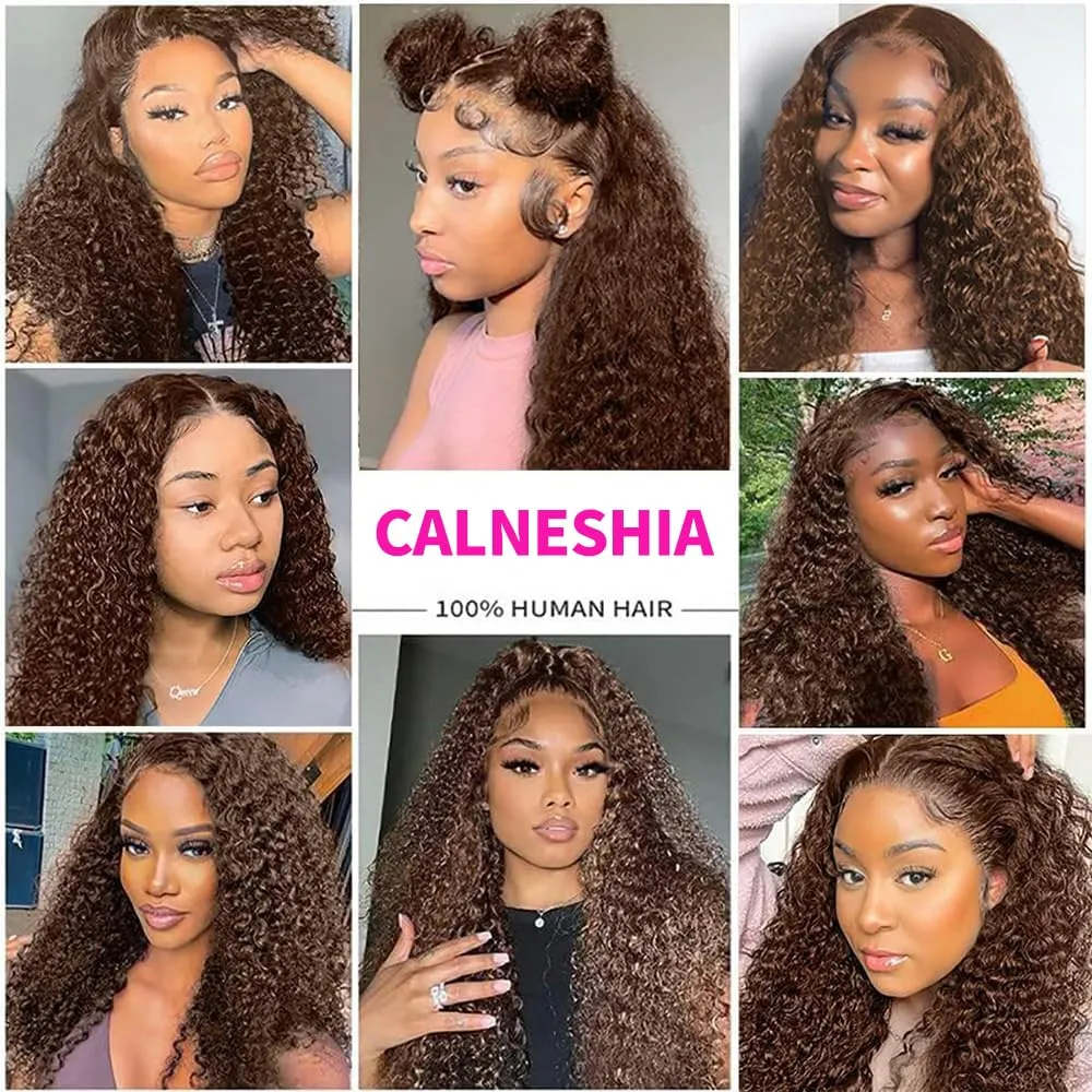 Chocolate Brown Kinky Curly Clip Ins 12 Inch 110g 8pcs 3C 4A Curly Clip In Hair Extensions Real Human Hair Full Head for Women 100% Brazilian Remy Human Hair Extensions Natural Color with 20 Clips #4