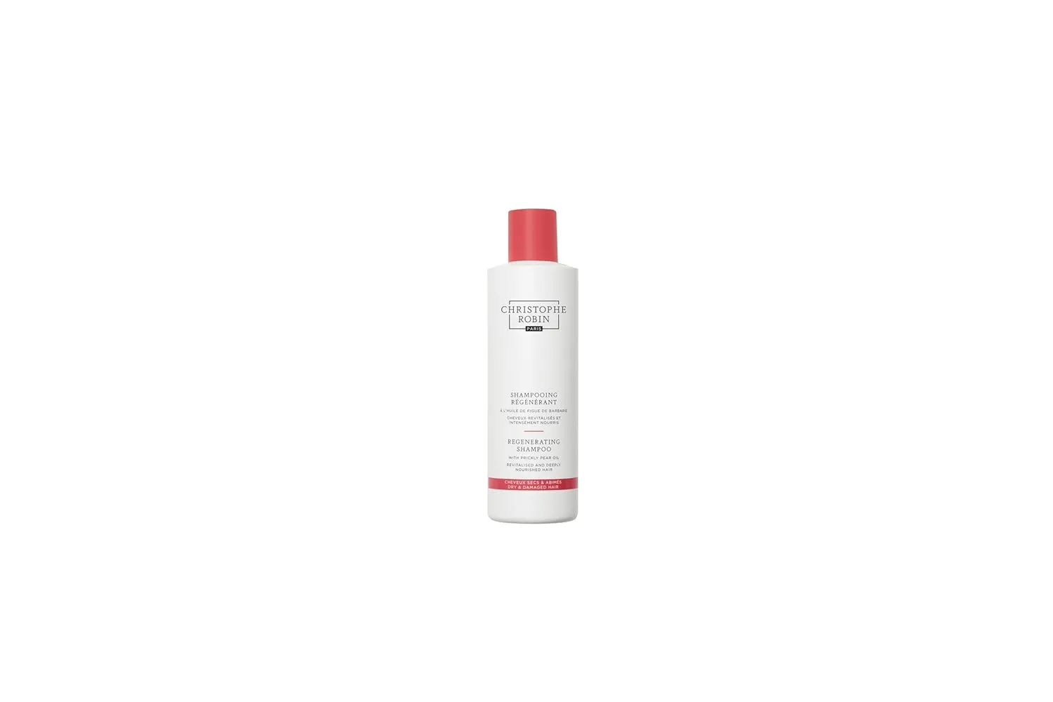 Christophe Robin Regenerating Shampoo With Prickly Pear Oil for Dry, Damaged and Chemically Treated Hair 8.4 fl. Oz