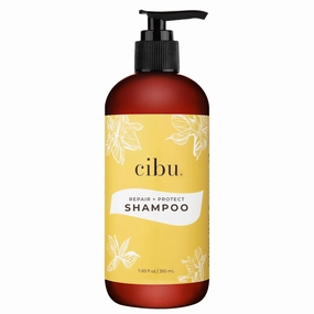 CIBU Repair   Protect Shampoo 30002 Restores Damaged Hair Protects From Breakage - Safe for Color-Treated Hair - Smooths & Strengthens - Sulfate-Free - Gentle for Daily Use - Refreshing Scent 11.83oz