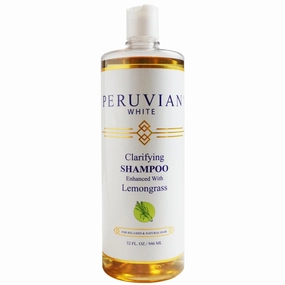 Clarifying Shampoo 32oz, Lemongrass Infused Deep Cleansing Formula, Removes Build-Up, Detoxifies, And Restores Shine