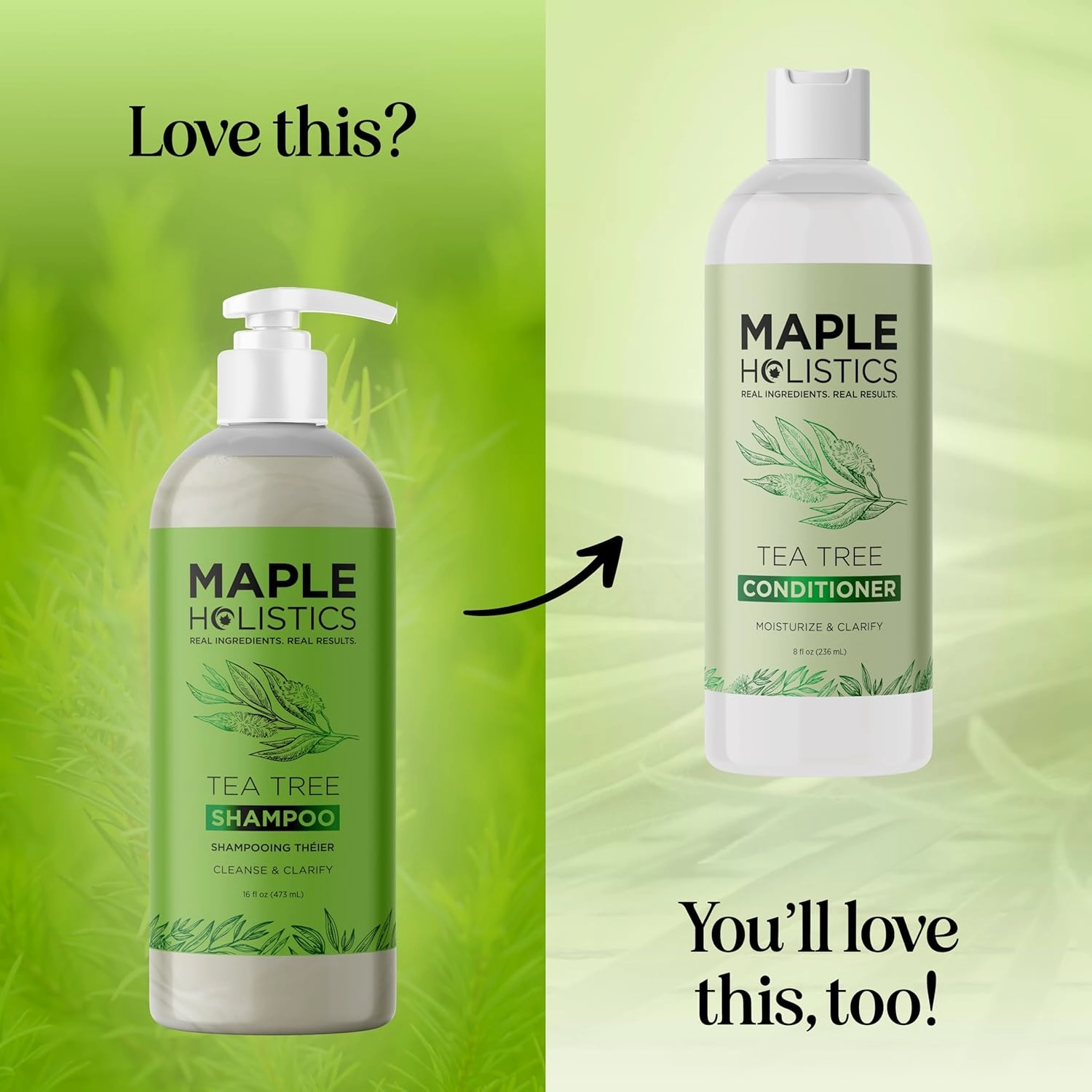 Clarifying Shampoo for Build Up & Oily Hair - Tea Tree Shampoo for Men and Women with Rosemary Essential Oil for Oily Hair and Scalp - Color Safe Vegan Sulfate Silicone & Paraben Free (16 Fl Oz)