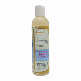 Cleanse Me With Hyssop Natural Baby Body Wash and Shampoo, Herbal Baby Shampoo and Body Wash Infused with Hyssop, Lavender, and Jasmine Natural Fragrance for Cleansing Baby’s Sensitive Hair and Body