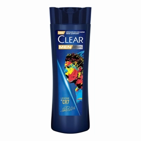 Clear Men Anti-Dandruff Shampoo – Legend Edition with Sea Salt & 3ZeroTech for Flake Control & Fresh Scalp – 350ml / 11.8 fl oz