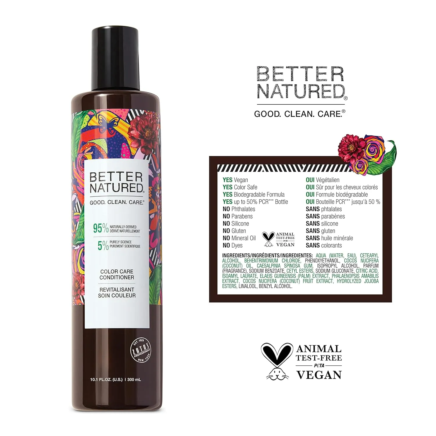 Color Care Shampoo and Conditioner | Boost Radiance, Shine & Color Vibrancy | Color-Treated Hair | Vegan | Paraben Free