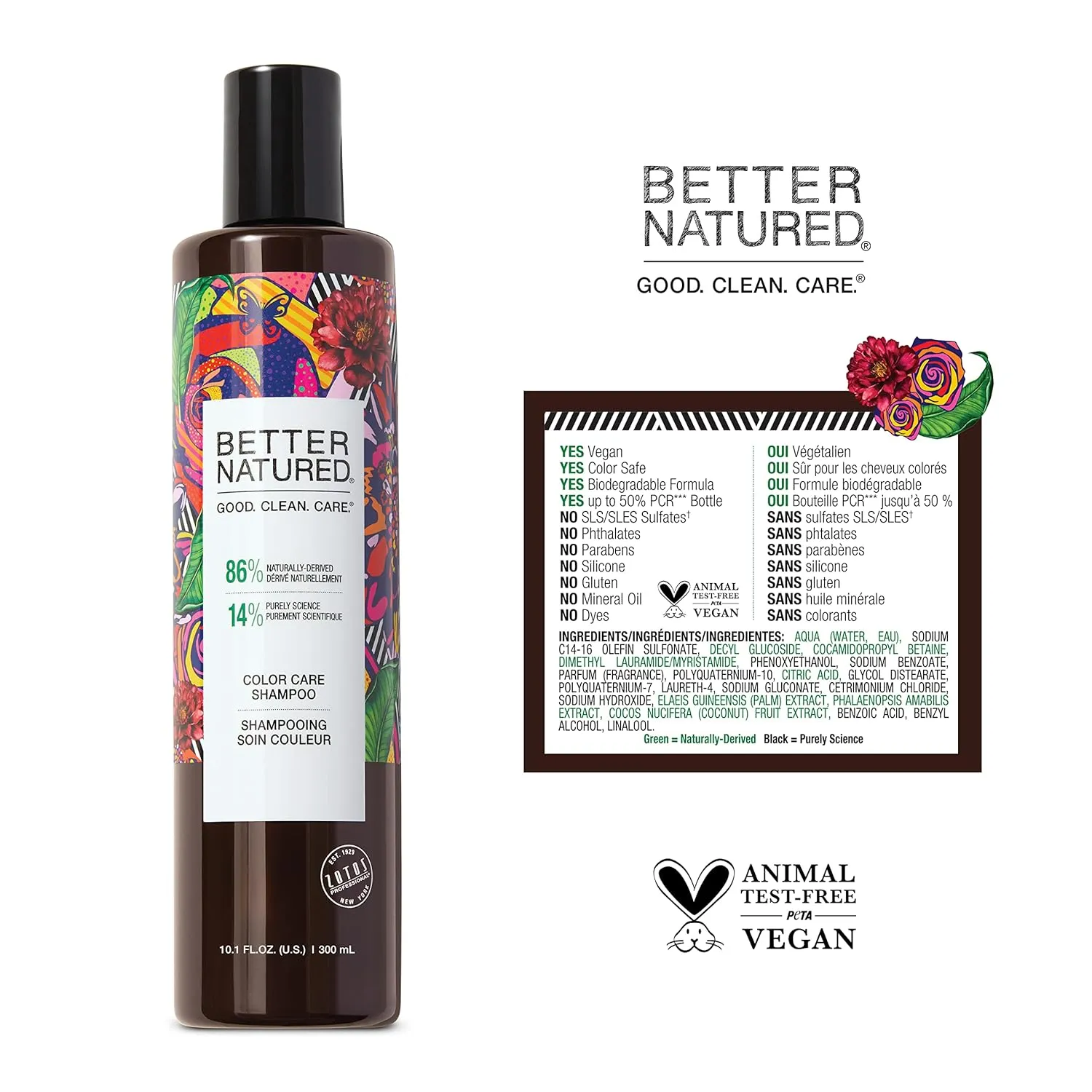 Color Care Shampoo and Conditioner | Boost Radiance, Shine & Color Vibrancy | Color-Treated Hair | Vegan | Paraben Free