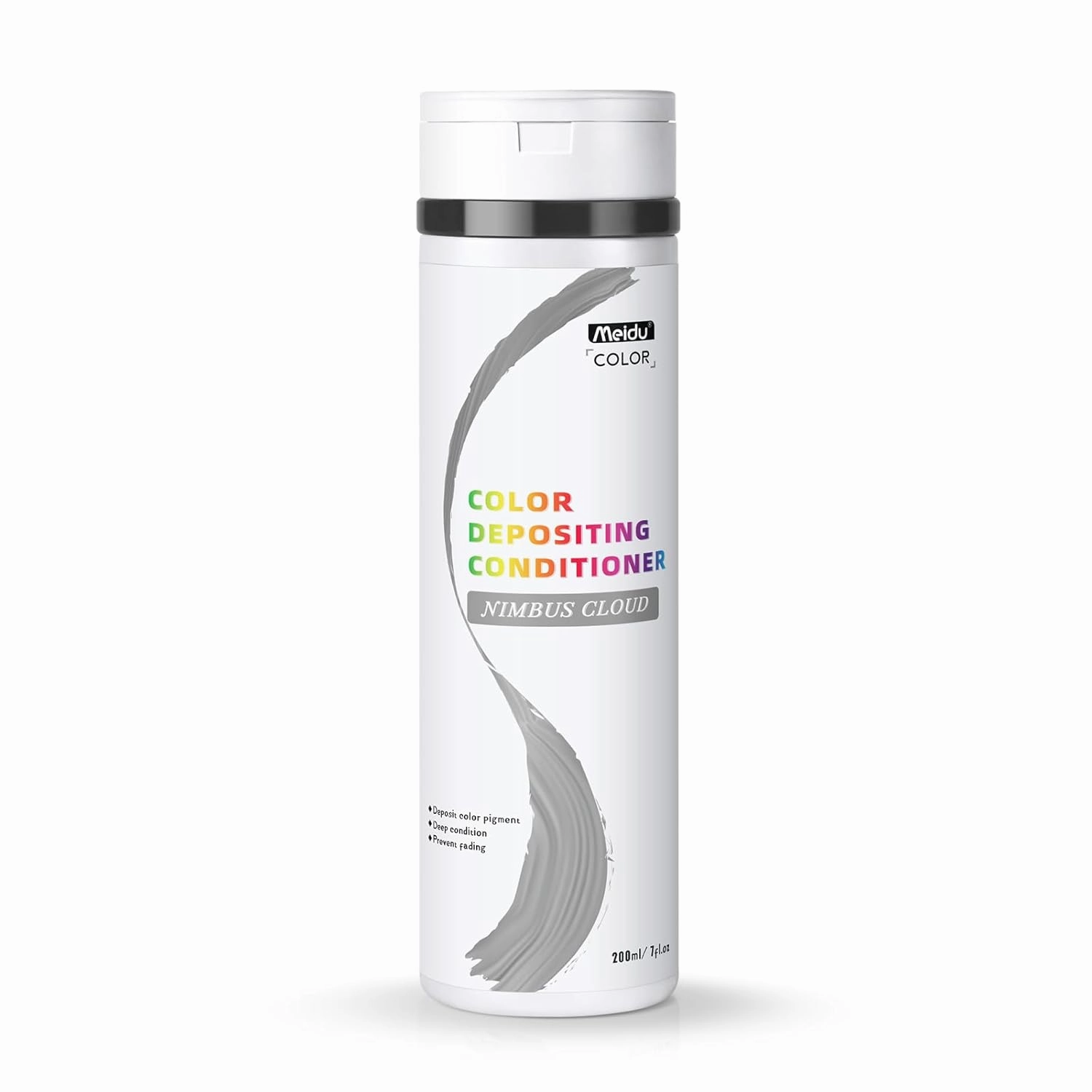 Color Depositing Conditioner,Semi Permanent Hair Color Shampoo,Locks in Color and Prevents Fading,7 fl oz (Grey)