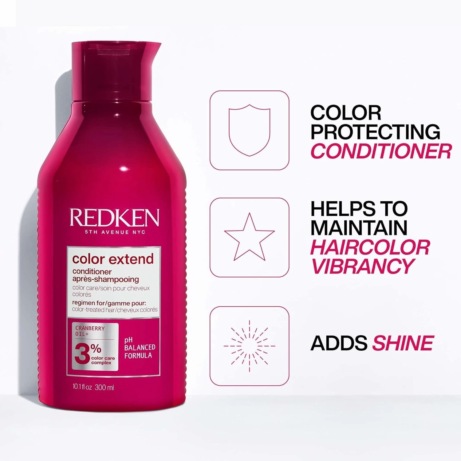 Color Extend Conditioner for Color-Treated Hair - Detangles and Smooths Hair While Protecting Color from Fading