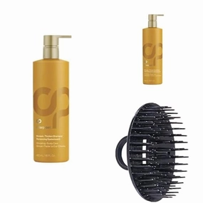 ColorProof Biorepair Thicken Shampoo & Conditioner, 16 fl oz with Scalp Exfoliating Brush