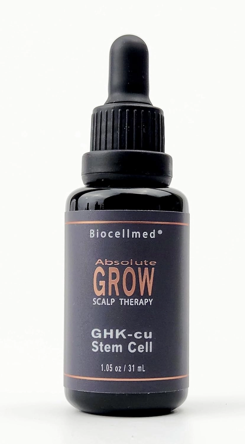 Copper Peptide Absolute GROW® Scalp Serum with Copper Peptides and Plant Stem Cells for Hair, 1.05 oz