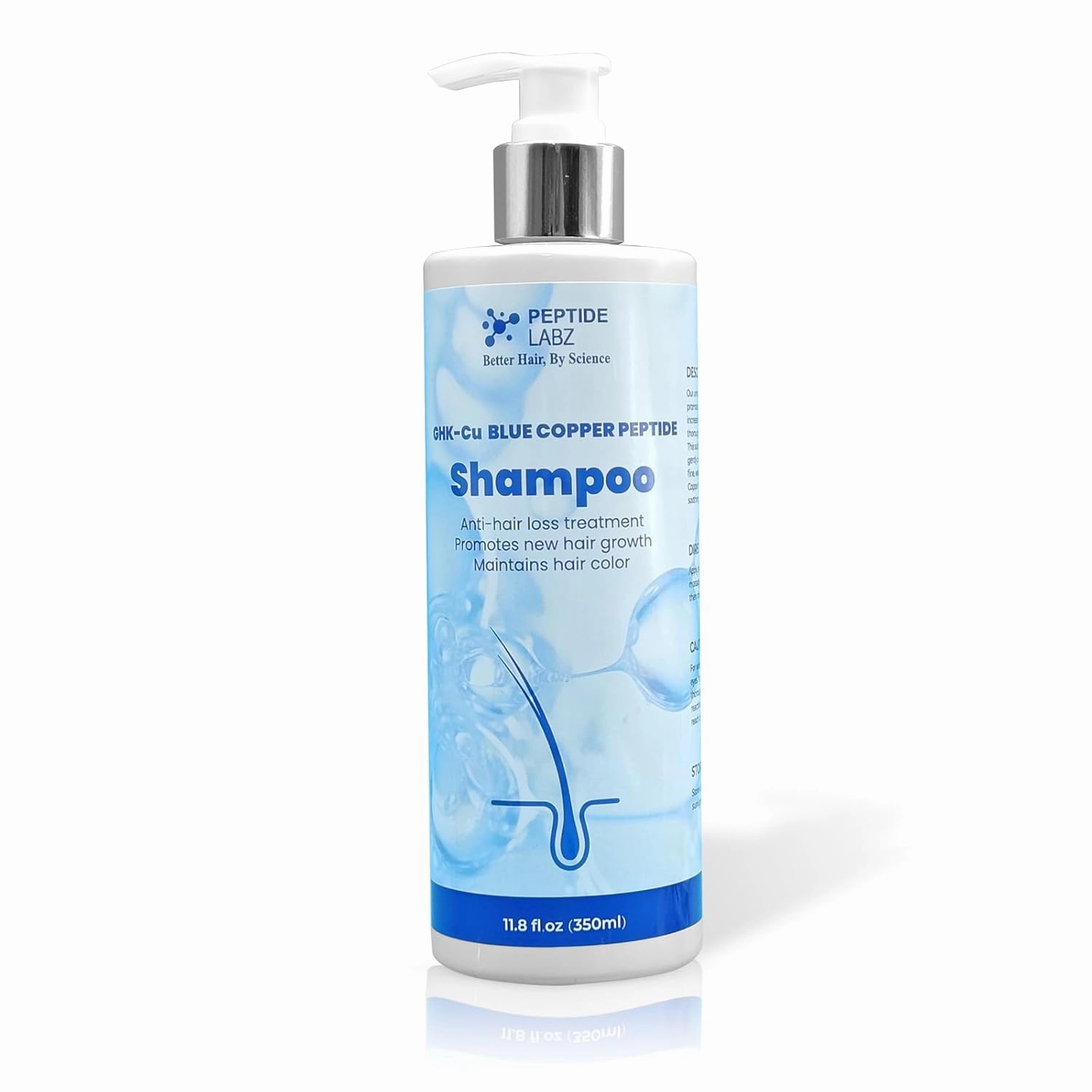 Copper Peptide Shampoo - Anti Hair Loss Shampoo - Promotes New Hair Growth
