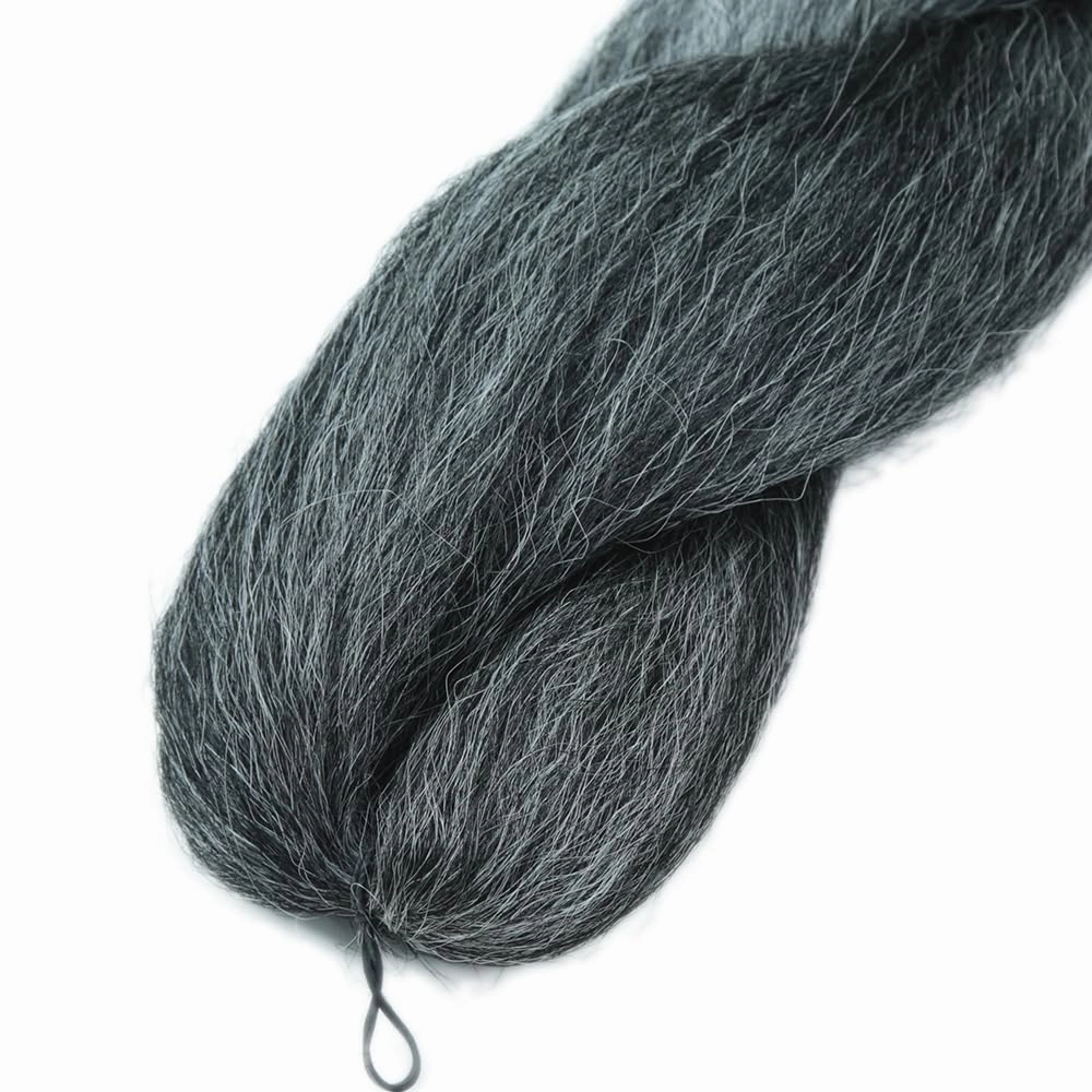 Crochet Vixen Bundles 22 inch Kinky Straight Crochet Hair for Black Women 3 Packs Premium Synthetic Fibers Crochet Braids (TGrey, 22 inch)