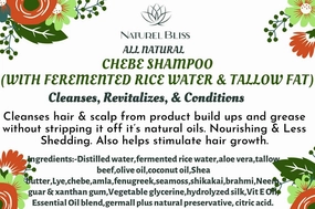 Croton Zambesicus Fermented Rice Water & Tallow Shampoo and Conditioner Pack...Hair Growth Kit| Strengthens|Moisturizing|Restorative.. 8 oz (Shampoo and Conditioner)