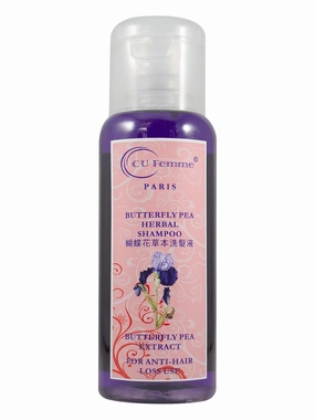 CU Femme Hair Growth Stimulating Butterfly Pea Herbal Anti Hair Loss Shampoo, For All Hair Types, For Men & Women Provide Regeneration
