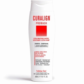 CURALIGN Vegan Smoothing Shampoo Ultra-Smoothing Control for Unruly, Curly, Frizzy, Dry or Coarse Hair. Super Concentrated Anti Frizz Curly Hair Shampoo