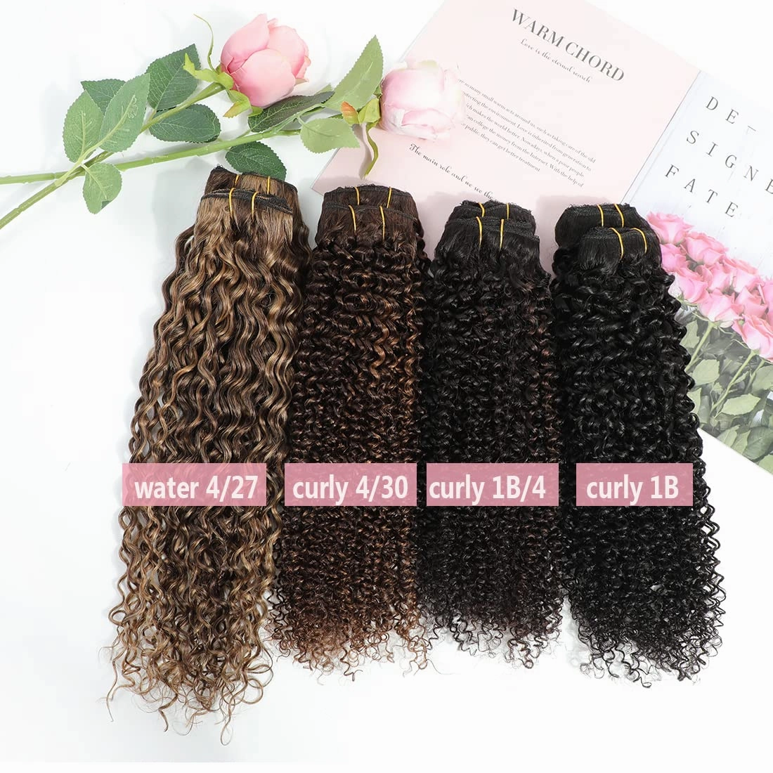 Curly Clip In Hair Extensions Real Human Hair Natural Hair Clip Ins for Black Women Kinky Curly Clip Ins Hair Extensions 3c 4a Clip In Hair for Black Girl Curly Hair Extensions 1B/4 Color Highlight