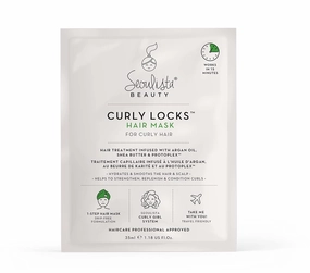 Curly Locks Hair Mask - Curly, Wavy And Textured Hair Types | Restore Moisture, Definition, And Shine To Curly Hair Beige