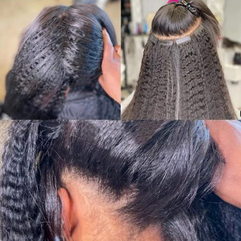 Curly Tape in Hair Extensions for Black Women,Natural Black Curly Human Hair Extensions, Curly Tape in Hair Extensions Real Human Hair Curly Remy Hair Extensions Tape in Human Hair 18 Inch 20PCS 50g