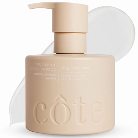 Côte Beauty Nourishing Daily Shampoo | Prevents Breakage, Deep Cleans & Hydrates | Black Cumin Seed, Baobab Seed, Yerba Mate Extract | 300mL | Vegan, Cruelty-Free, Made in the USA