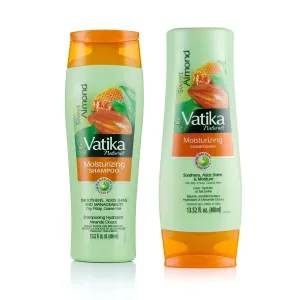 Dabur Vatika Naturals Shampoo and Conditioner Set (Almond) - 400   400ml