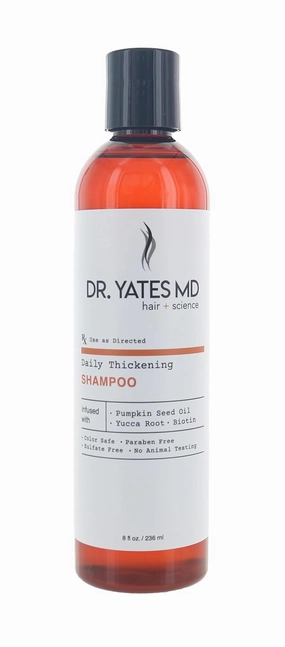 Daily Thickening Shampoo, Adds Volume and Supports Prevention of Hair Loss, For Men and Women (8 Fl Oz)