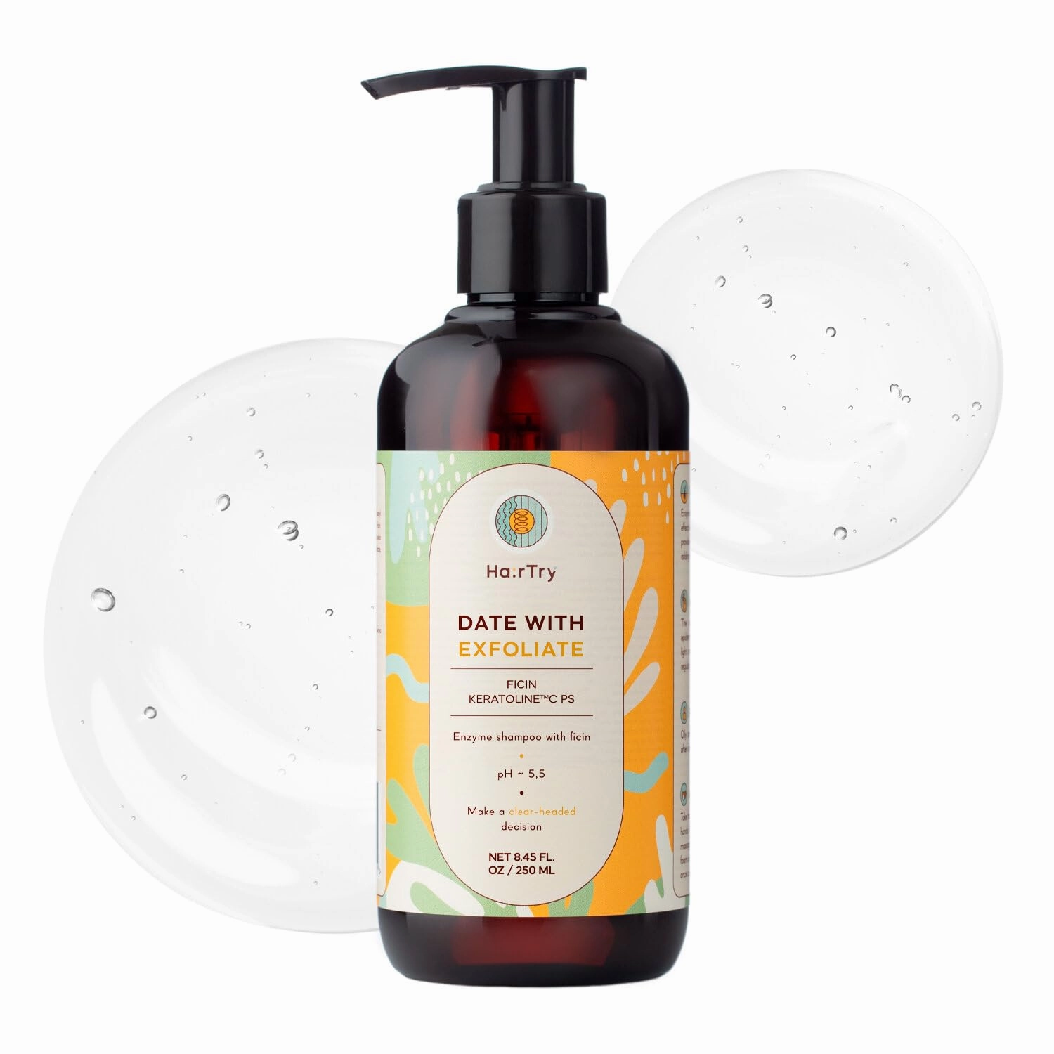 Date With Exfoliate – Multi-Function Enzymatic Exfoliating Shampoo with Ficin – For Deep Cleansing & Refreshing of the Scalp – Net 5.88 Fl. Oz/ 250 ml