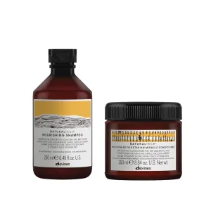 Davines Naturaltech NOURISHING Shampoo & Conditioner, Gentle Cleansing Action For Dehydrated, Dry & Brittle Scalp, Adds Softness & Brightness, Hydrates Unsctructured Hair