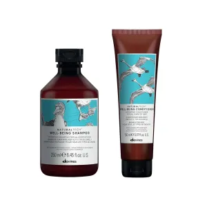 Davines Naturaltech WELLBEING Shampoo & Conditioner, Light And Gentle Cleansing To Moisturize, Protect and Enrich Without Changing Hair's Structure