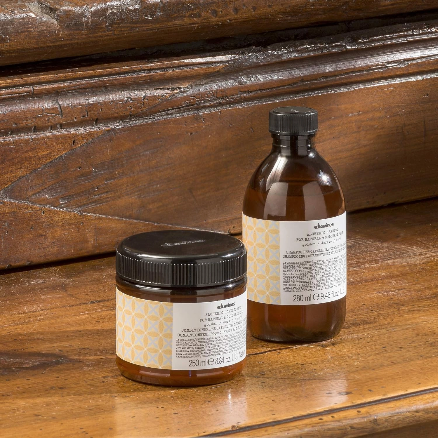 Davines Alchemic Shampoo, Safe Cleansing for Color Treated Hair, 6 Vibrant Shades To Illuminiate And Intensify