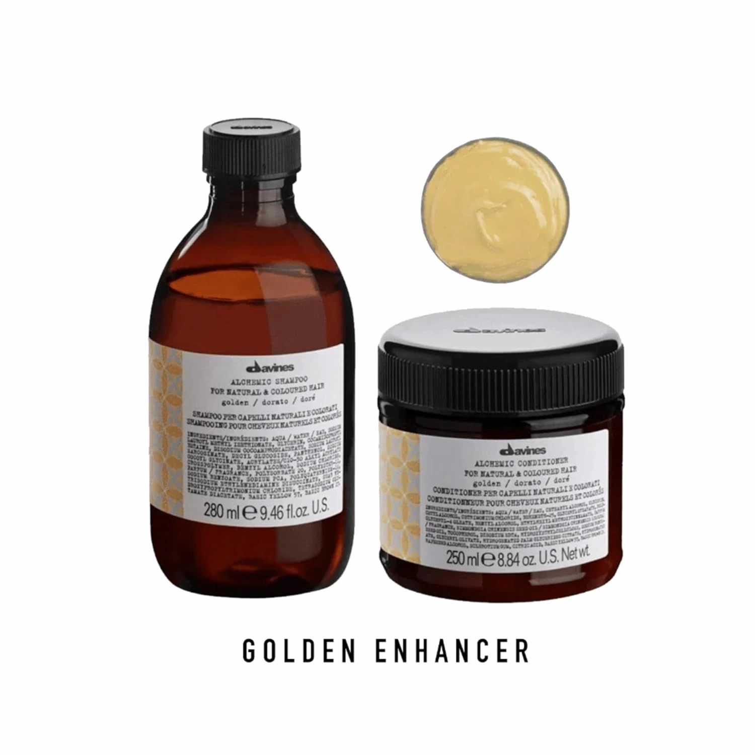 Davines Alchemic Shampoo, Safe Cleansing for Color Treated Hair, 6 Vibrant Shades To Illuminiate And Intensify