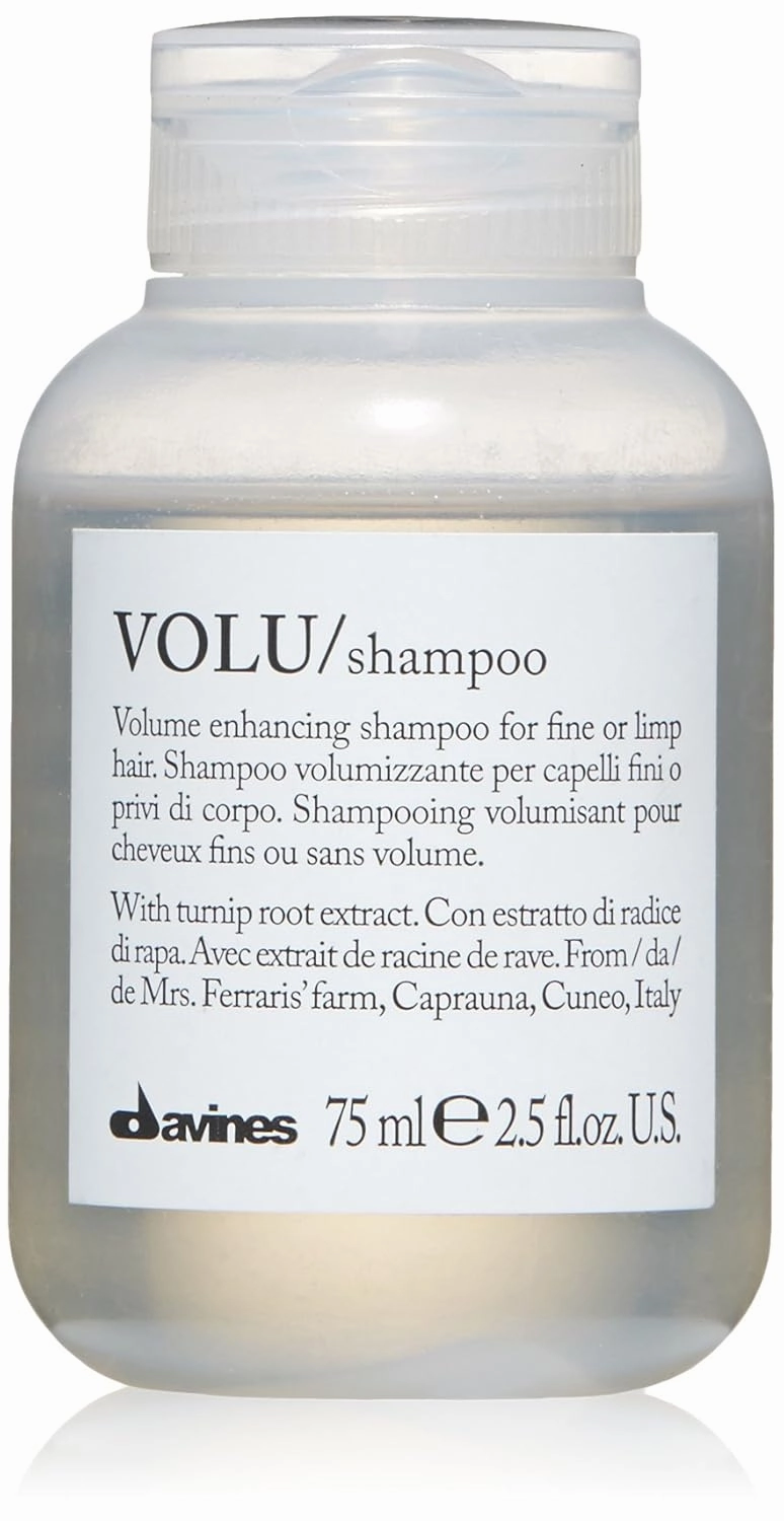 Davines VOLU Shampoo, Volume Shampoo For Fine, Thin Hair Types, Gentle Everyday Volumizing