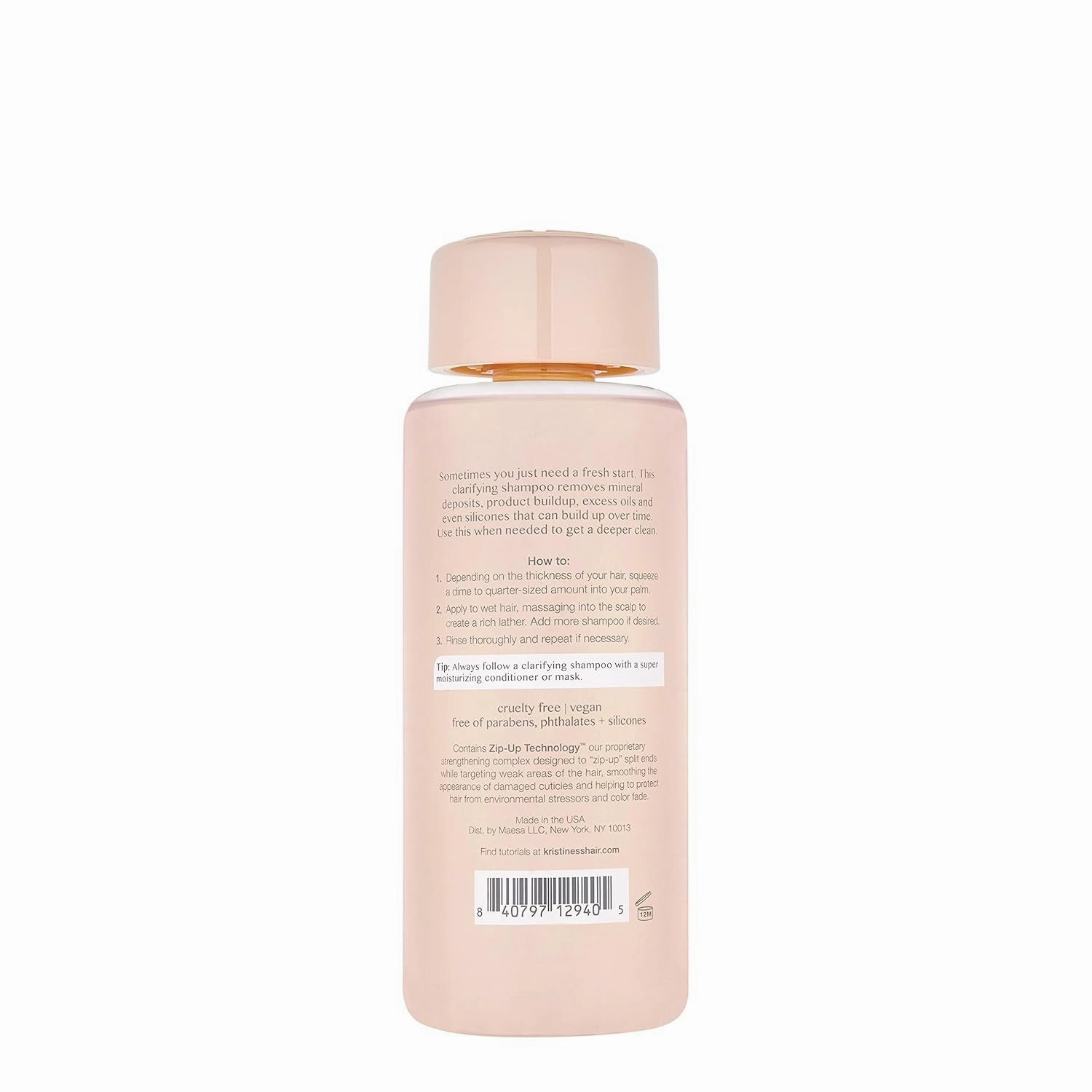 Deep Clean Clarifying Shampoo for Oily Hair & Build up | Detox Purifying   Cleansing Oily Hair Treatment - Sulfate Free   Vegan - Product for Thick, Curly   Color Treated Hair