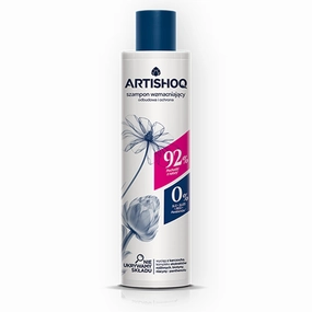 Deep Conditioning Shampoo with Artichoke, Biotin, Niacin, Panthenol, Bond Builder for Moisture, Shine, Volume, Daily Use - 200ml