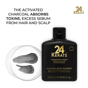 Deeply Purifying Charcoal Bamboo Shampoo | Removes Build-Up & Impurities | Salicylic Acid Formula for Scalp Clarity | pH-Balanced for All Hair Types | 8 fl oz